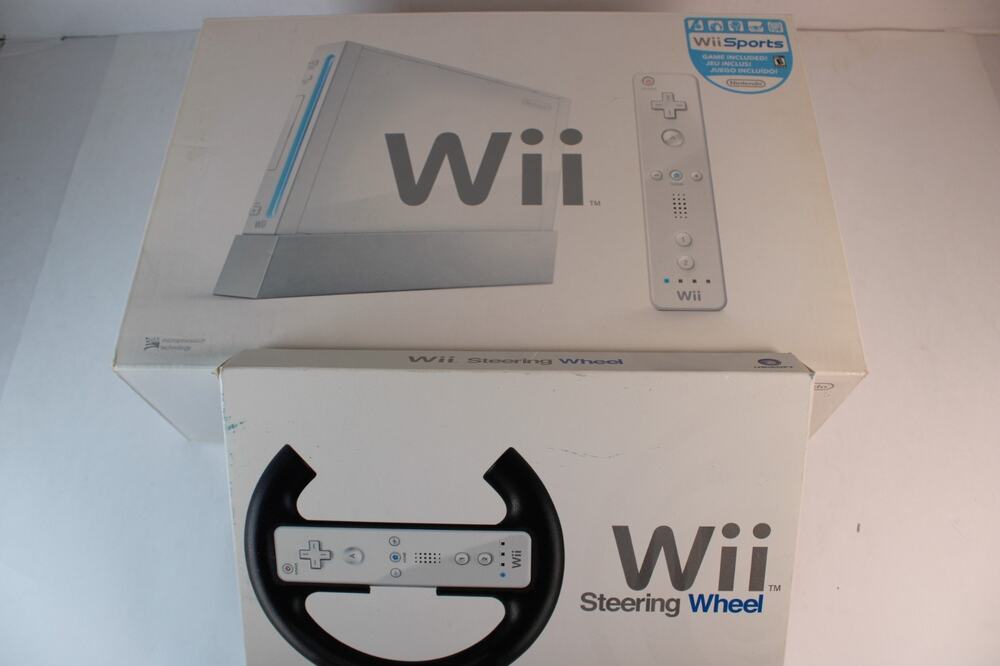 Nintendo Wii Sports Console Complete In Box RVL-001 No Game Tested NICE!!!